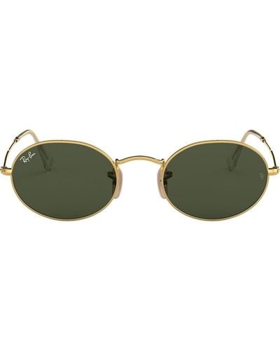 Ray-Ban Rb3547 Oval Sunglasses - Metallic