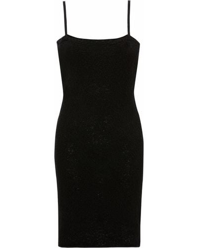 JW Anderson Knitted Camisole Mini Dress - Black
