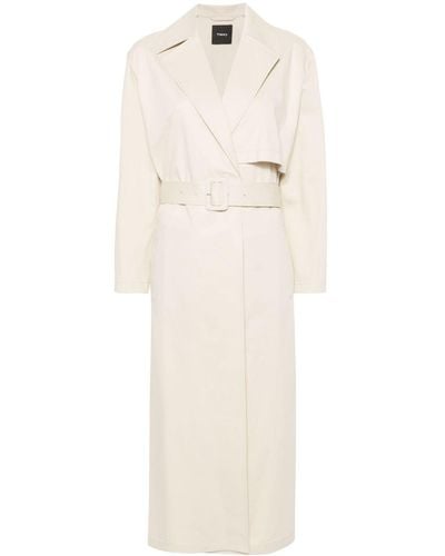 Theory Wrap Trench Coat - White