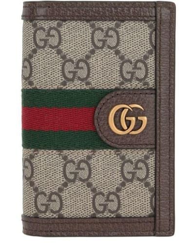 Gucci Ophidia GG-plaque Wallet - White