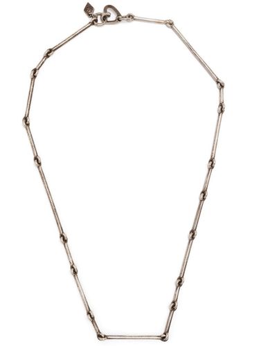 M. Cohen Sterling-silver Distressed Necklace - Grey