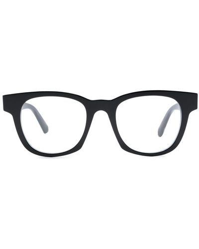 Moncler ウェリントン眼鏡フレーム - ブラック