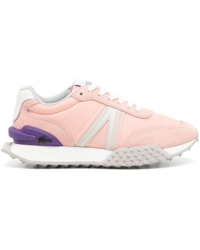 Lacoste L-spin Deluxe Lace-up Trainers - Pink