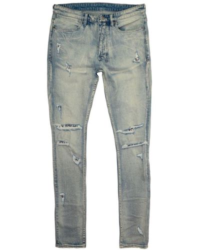 Ksubi Van Winkle Punk Skinny-Jeans - Blau