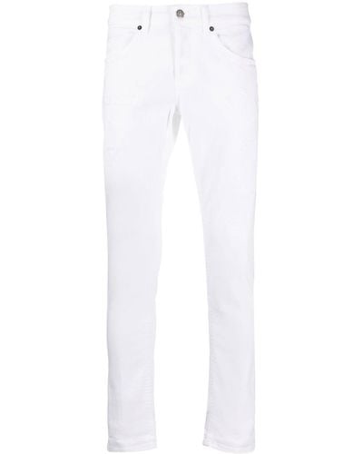 Dondup Slim-fit Cotton Jeans - White