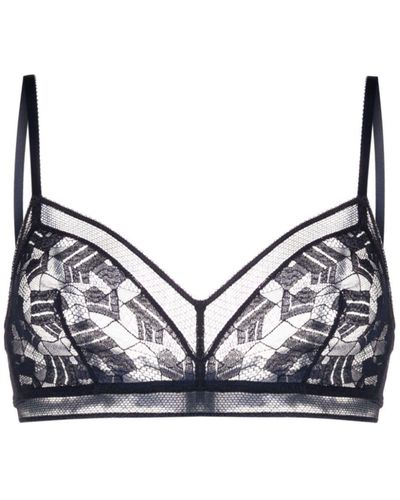Eres Onctueux Lace Triangle-cup Bra - Black