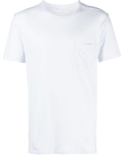Officine Generale Chest-pocket Round-neck T-shirt - White