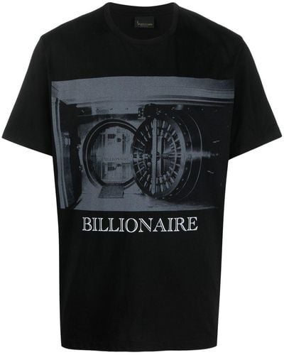 Billionaire グラフィック Tシャツ - ブラック