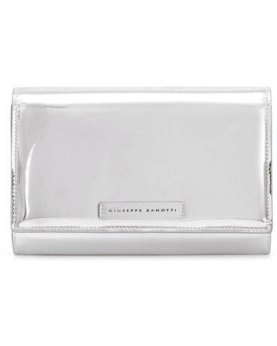 Giuseppe Zanotti Wendy Detachable Strap Clutch Bag - Grey