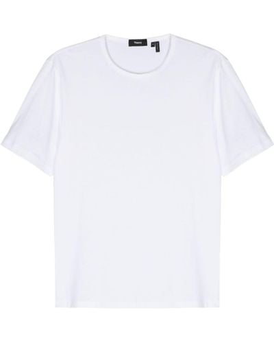 Theory Precise Cotton T-shirt - Wit
