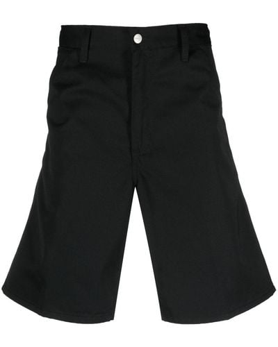 Carhartt Logo-patch Knee-length Bermuda Shorts - Black