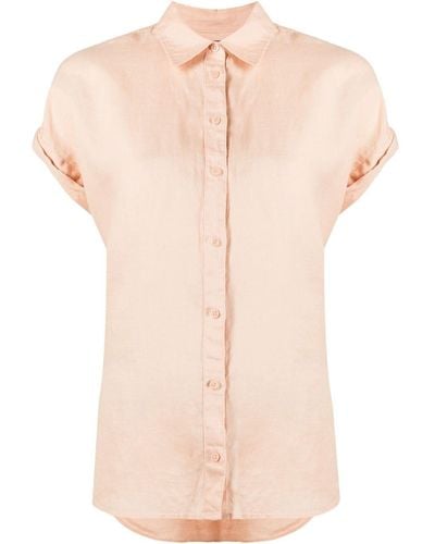 Lauren by Ralph Lauren Kurzärmeliges Hemd mit Umschlag - Pink