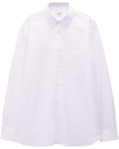 Filippa K Popeline-Hemd mit lockerem Schnitt - Weiß