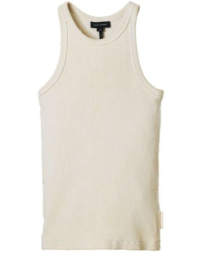 Marc Jacobs Grunge Ribbed Tank Top - Natural