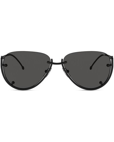 DIESEL 0dl1003 Pilot-frame Sunglasses - Gray