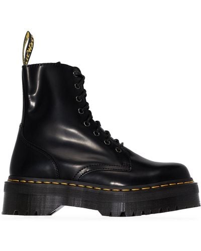 Dr. Martens ロゴ ブーツ - ブラック