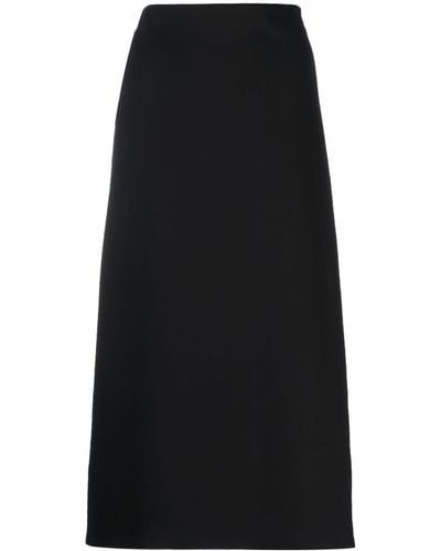 The Row Alumo Midi Skirt - Black