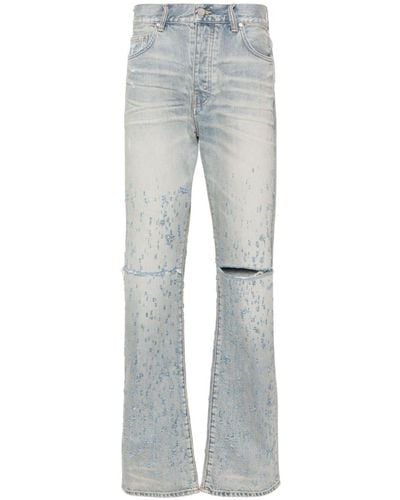 Amiri Shotgun Straight-Leg-Jeans - Grau