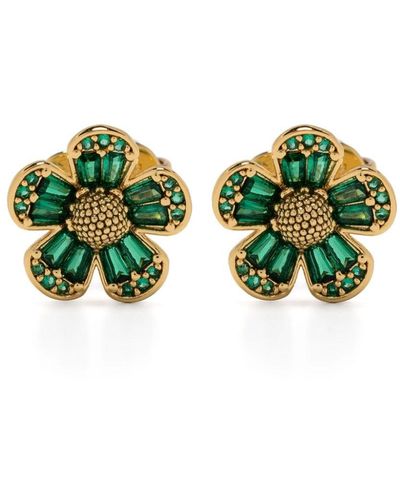 Kate Spade Puces d'oreilles Fleurette - Vert