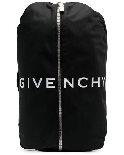 Givenchy G-zip Logo-print Backpack - Black