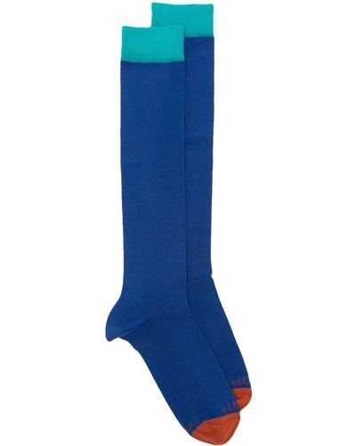 Altea Calcetines con diseño colour block - Azul