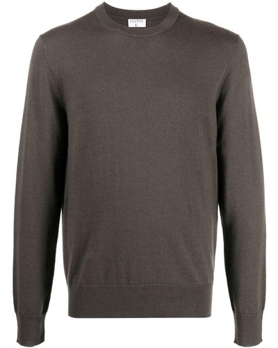 Filippa K Organic Cotton-merino Sweater - Green