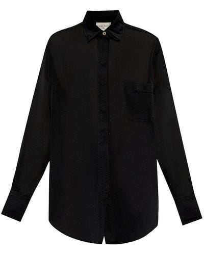 Forte Forte Cotton-silk Voile Shirt - Black