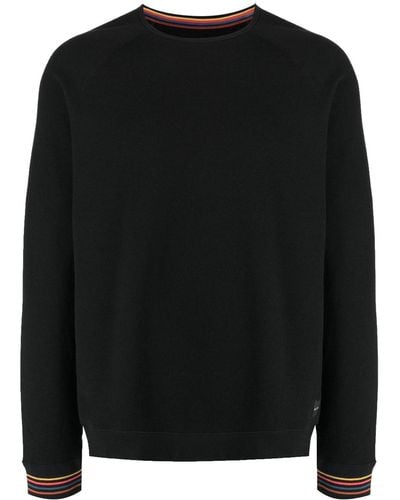 Paul Smith Sweatshirt mit Kontrastdetails - Schwarz