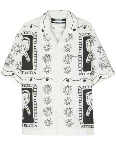 Jacquemus Shirts > short sleeve shirts - Blanc