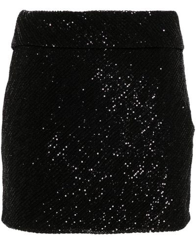 IRO Hillowa Sequined Miniskirt - Black