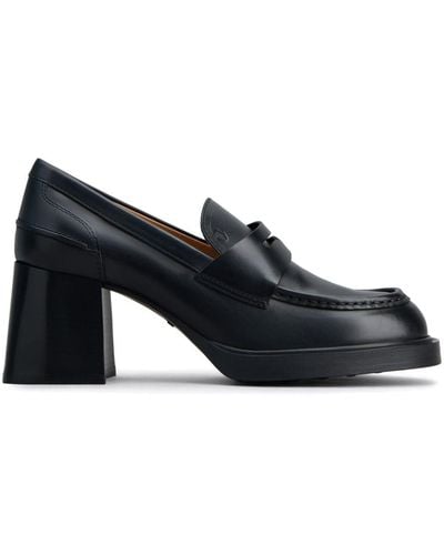 Tod's 85mm Almond-toe Leather Pumps - Black
