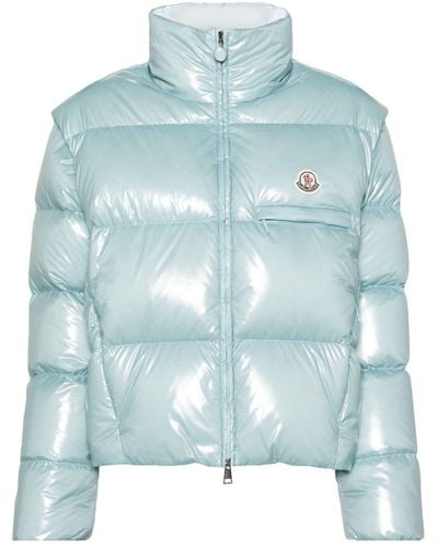 Moncler Andro Hooded Quilted Jacket - Pink