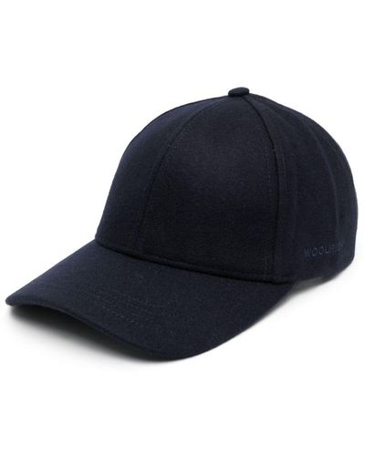 Woolrich Cappello da baseball Premium - Blu
