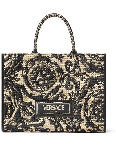 Versace バロッコ アテナ ハンドバッグ - ブラック