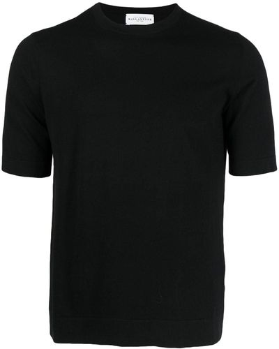 Ballantyne T-shirt en coton à manches courtes - Noir