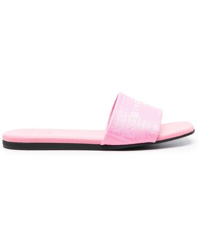 Givenchy 4g Motif Flat Sandals - Pink