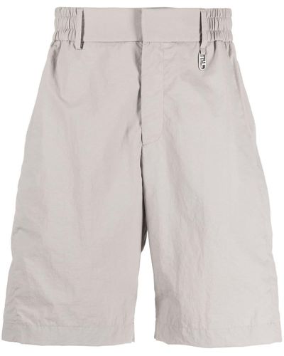 Fendi Zip-pockets Bermuda Shorts - Gray