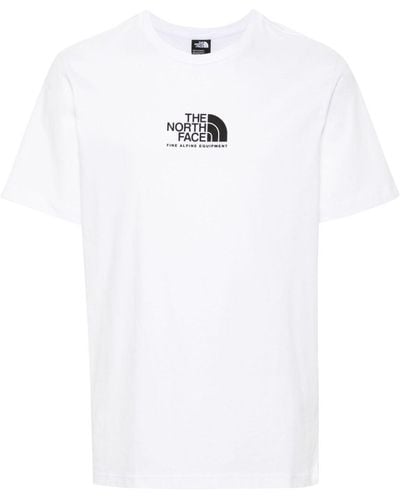 The North Face T-shirt Met Print - Wit