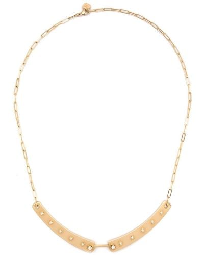Nouvel Heritage 18kt Yellow Gold Brunch In Ny Mood Diamond Necklace - Natural