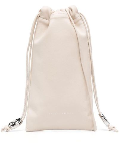 STUDIO AMELIA Crossbody Pouch Leather Bag - Natural