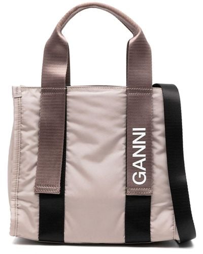 Ganni Small Tech Tote Bag - Pink