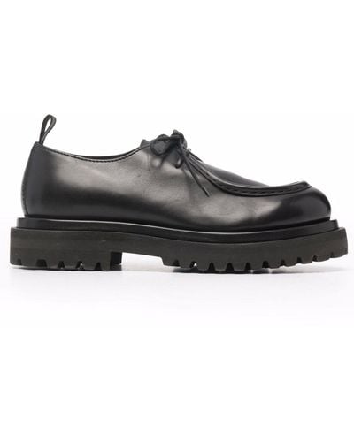 Officine Creative Polished Calf Leather Shoes - Black