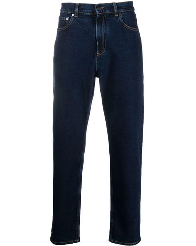 Blue Moncler Jeans for Men | Lyst