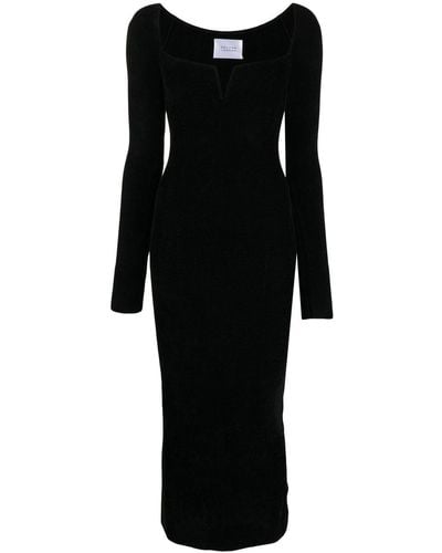 Galvan London スリムフィット ドレス - ブラック