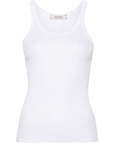 Dorothee Schumacher Simply Timeless Ribbed Top - White
