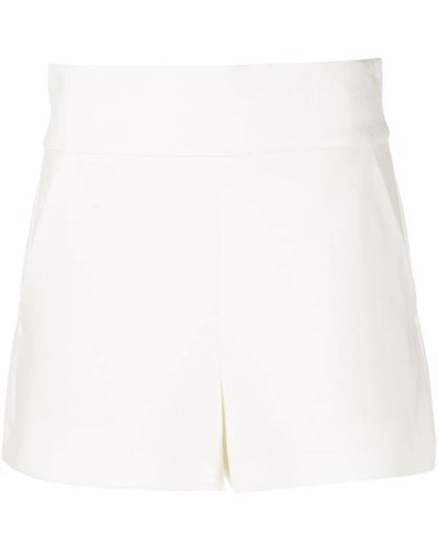 Alice + Olivia Donald High Waisted Shorts - Brown