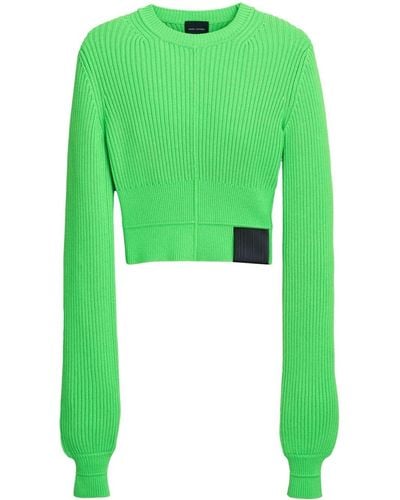 Marc Jacobs Femme Crew Neck Sweater - Green