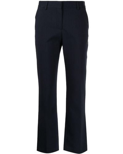 See By Chloé Four-pocket Cotton-blend Tailored Pants - Blue