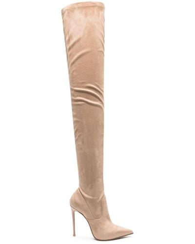 Le Silla Eva 115mm Thigh-high Boots - White