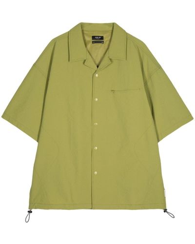FIVE CM Drawstring Short-sleeve Shirt - Green